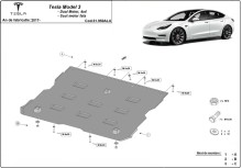Hliníkový kryt motoru Tesla Model 3 (2017-2026)