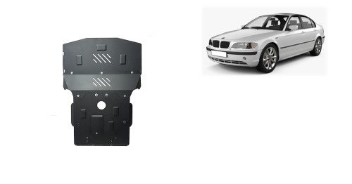 Ocelový kryt motoru BMW Seria 3 E46 - benzin (1998-2005)