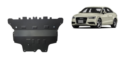 Ocelový kryt motoru Audi A3 (8V) - Automatická převodovka (2012-2020)