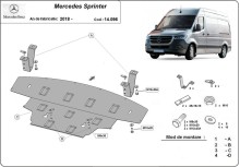 Ocelový kryt motoru Mercedes Sprinter-RWD (2018-2026)
