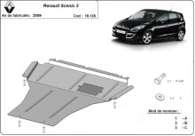 Ocelový kryt motoru Renault Scenic 3 (2009-2015)
