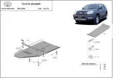 Hliníkový kryt převodovky Toyota 4Runner (2002-2009)