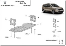 Ocelový kryt systému Start-Go EGR  Dacia Lodgy (2012-2020)