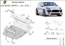 Ocelový kryt motoru Porsche Cayenne (2002-2017)