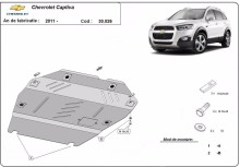 Ocelový kryt motoru Chevrolet Captiva (2011-2018)
