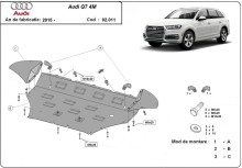 Ocelový kryt motoru Audi Q7 (2015-2026)