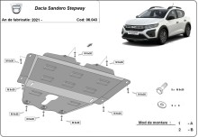Ocelový kryt motoru Dacia Sandero 3 Stepway (2021-2026)