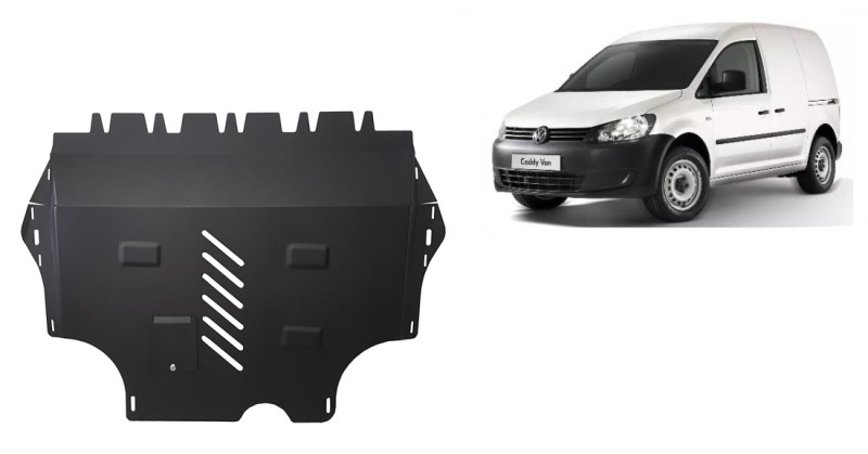 Ocelový kryt motoru VW Caddy - z WEBASTO (2011-2020)