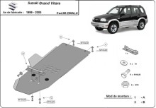 Hliníkový kryt převodovky Suzuki Grand Vitara (1999-2005)