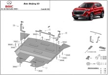 Ocelový kryt motoru Baic Beijing X3 (2024-2026)