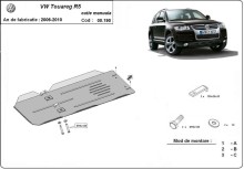 Ocelový kryt převodovky Manuální VW Touareg 7L (2006-2010)
