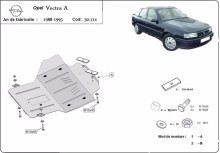 Stalowa Osłona pod silnik Opel Vectra A (1988-1995)