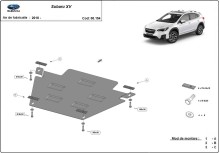 Ocelový kryt převodovky Subaru XV (2018-2022)