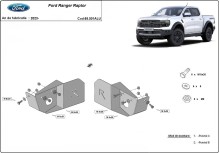 Hliníkový kryt čidla zadního ramene Ford Ranger Raptor (2023-2026)