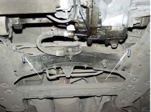 Ocelový kryt motoru Peugeot 607 (2001-2010)