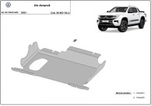 Hliníkový kryt motoru Volkswagen Amarok (2023-2026)