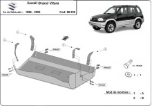 Ocelový kryt palivové nádrže Suzuki Grand Vitara (1999-2005)