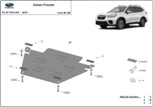 Ocelový kryt převodovky Subaru Forester 5 (2018-2026)