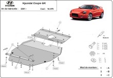 Ocelový kryt motoru Hyundai Coupé Gk (2001-2010)