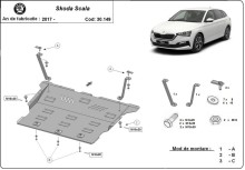 Ocelový kryt motoru Skoda Scala (2019-2026)