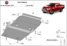 Ocelový kryt motoru Fiat Fullback (2016-2019)