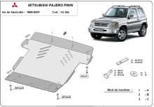 Ocelový kryt motoru Mitsubishi Pajero Pinin (1997-2007)