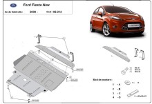 Ocelový kryt motoru Ford Fiesta (2008-2016)