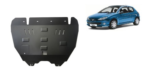 Ocelový kryt motoru Peugeot 206 (1998-2012)