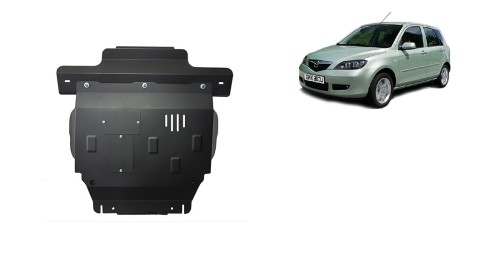 Ocelový kryt motoru Mazda 2 (2003-2007)