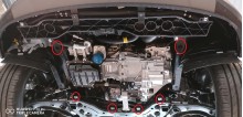 Hliníkový kryt motoru Kia Sportage (2019-2021)