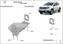 Hliníkový kryt EGR Dacia Duster (2021-2024)