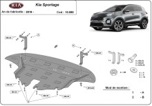 Ocelový kryt motoru Kia Sportage (2019-2021)