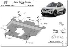 Ocelový kryt motoru Dacia Spring Extreme (2023-2026)