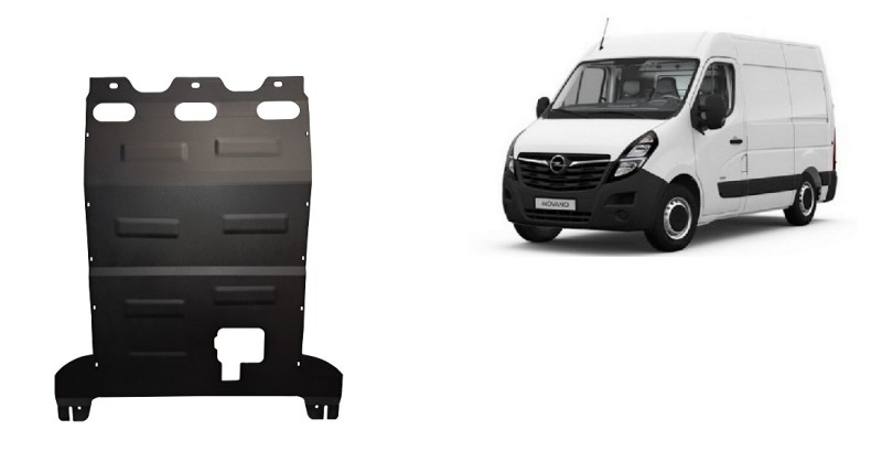 Stalowa Osłona pod silnik Opel Movano C (2022-2026)
