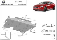 Hliníkový kryt motoru Volvo S60 (2010-2018)