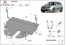 Ocelový kryt motoru Seat Ibiza benzin (2002-2017)