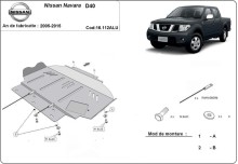 Hliníkový kryt motoru Nissan Navara (2005-2015)