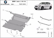 Ocelový kryt motoru BMW Seria 1 F20/F21 (2011-2018)