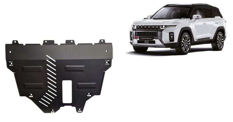 Stalowa Osłona pod silnik Ssangyong Torres (2022-2026)