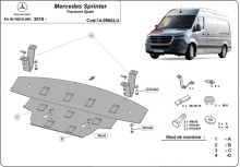 Hliníkový kryt motoru Mercedes Sprinter (2018-2026)