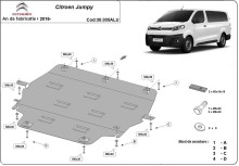 Hliníkový kryt motoru Citroen Jumpy (2016-2026)