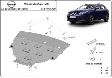 Hliníkový kryt motoru Nissan Qashqai (2013-2021)