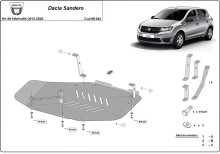 Ocelový kryt palivové nádrže Dacia Sandero II (2012-2020)