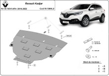 Hliníkový kryt motoru Renault Kadjar (2015-2022)