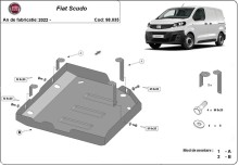 Ocelový kryt AdBlue Fiat Scudo (2022-2026)