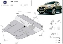 Ocelový kryt motoru Fiat Sedici (2005-2014)