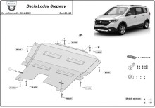 Ocelový kryt motoru Dacia Lodgy (2014-2022)