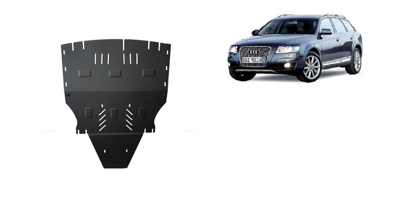 Ocelový kryt motoru Audi A6 Allroad 2 - bez boků (2005-2011)