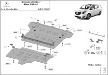 Hliníkový kryt motoru Mercedes Vito (2020-2026)