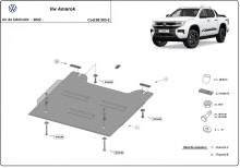 Ocelový kryt reduktoru Volkswagen Amarok (2022-2026)